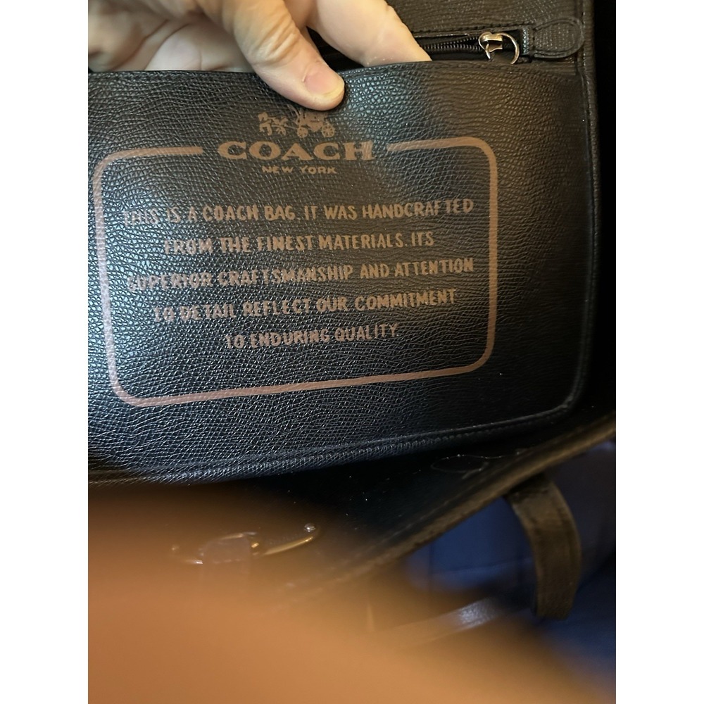 COACH LARGE CITY TOTE STAR CANYON PRINT COATED CANVAS BLACK W/STARS Ltd Edition - Picture 3 of 13